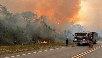 Daytona Beach wildfire grows to 115 acres but is '90% contained,' fire department says