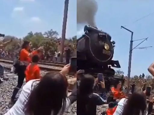 Selfie mortal: el milagroso momento en el que la mujer que murió atropellada por un tren salvó a su hijo