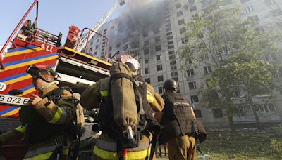 Dozens wounded in Russian airstrike on apartment block in Kharkiv