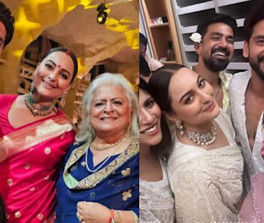 Inside pics of Sonakshi Sinha and Zaheer Iqbal’s wedding reception, check out here