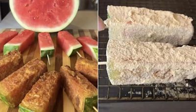 Viral Video: 'Chicken Fried Watermelon' Is The Latest Food Experiment On The Block