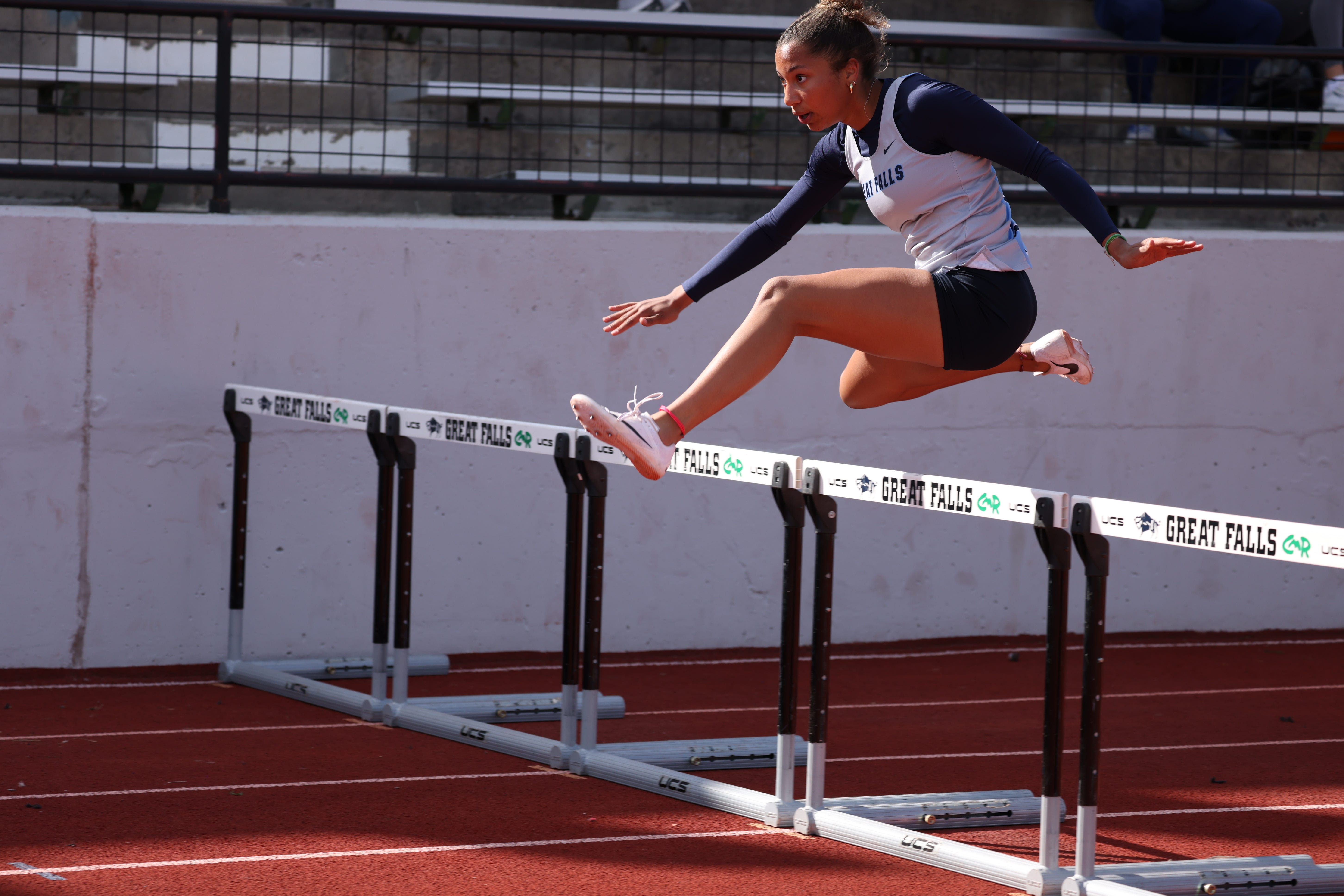 Scarlet Harris hurdling expectations as freshman for Great Falls High track