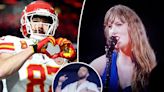 Taylor Swift nods to Travis Kelce’s jersey number, performs ‘The Alchemy’ as he attends 87th Eras Tour show