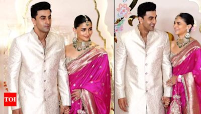 Anant and Radhika wedding: Ranbir Kapoor's reaction to guest's giving him business card draws attention | Hindi Movie News - Times of India