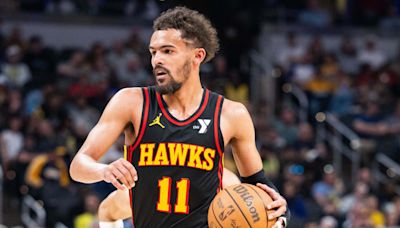 Trae Young got flipped off by girl with dad watching at Knicks game (VIDEO)