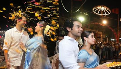 Mr And Mrs Mahi: Rajkummar Rao Holds Janhvi Kapoor Close As They Perform Ganga Arti in Varanasi | Pics - News18