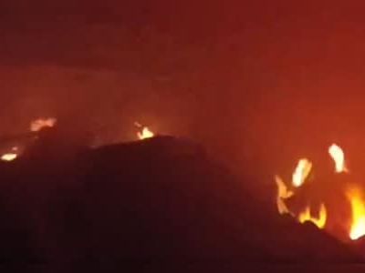 Watch: Massive fire engulfs cow shed in Rajasthan's Gajsinghpur - CNBC TV18