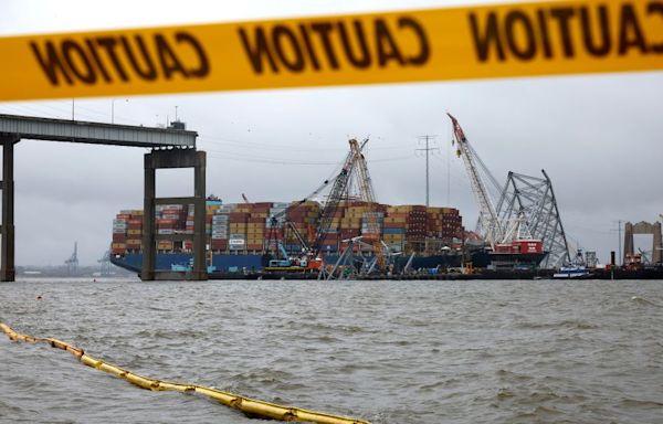 Demolition to remove part of Baltimore’s Key Bridge to free trapped ship postponed until Monday due to inclement weather