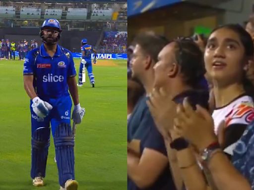 Video: Wankhede Crowd Gives Standing Ovation To Rohit Sharma After His Explosive Knock In IPL 2024 Clash vs LSG