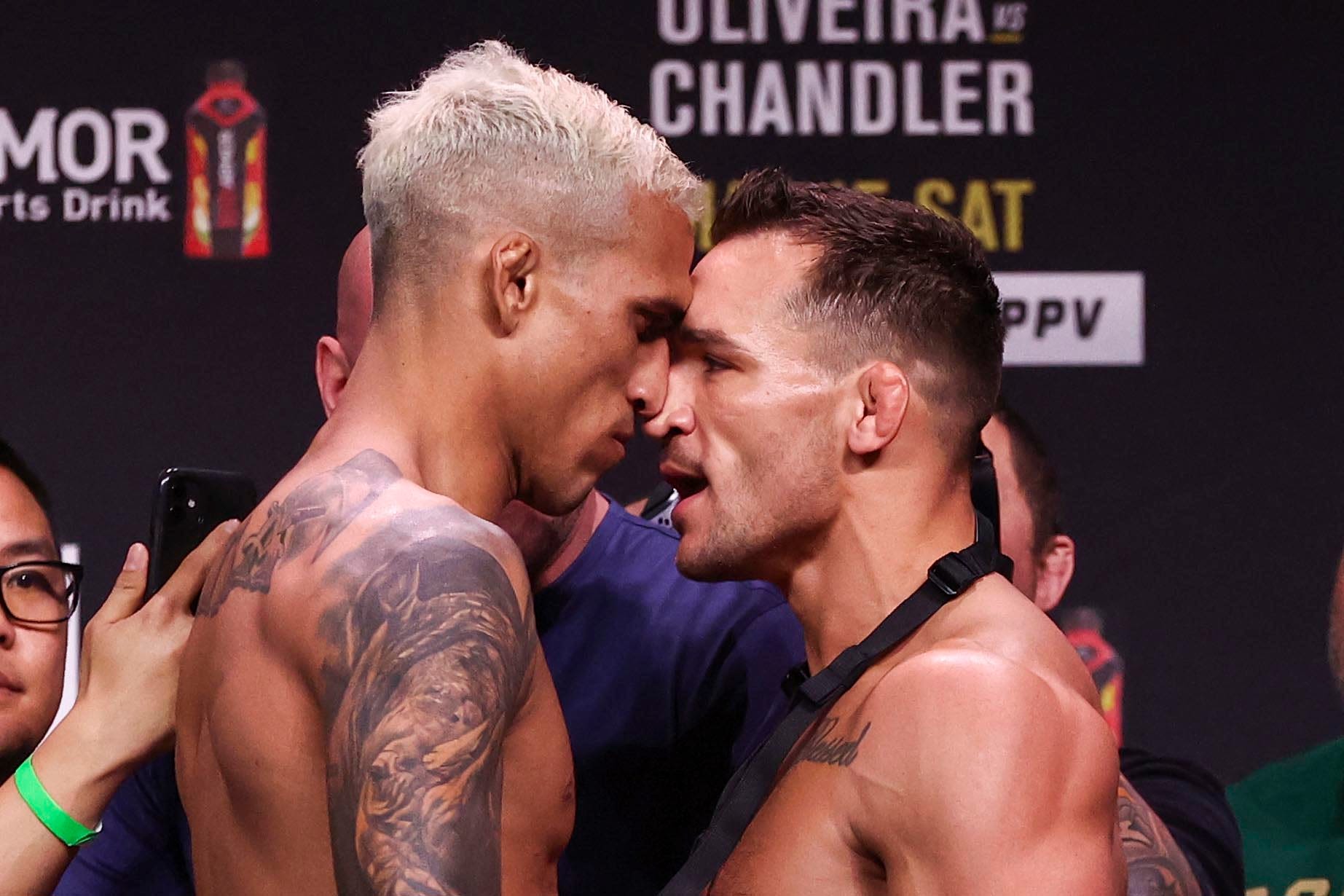 Michael Chandler says UFC 309 rematch with Charles Oliveira could lead to lightweight title shot