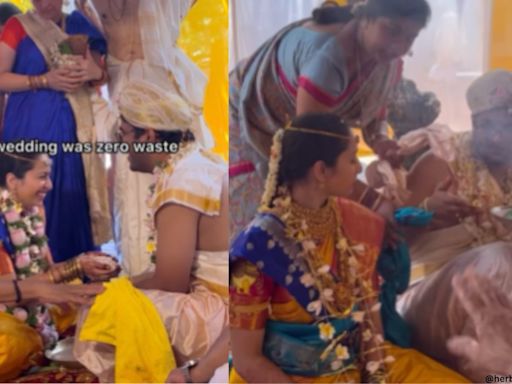 Bride’s Instagram video showcasing zero-waste wedding goes viral