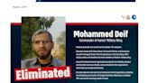 Hamas military chief Mohammed Deif, killed, declares Israel: ’We now confirm...’ | Today News