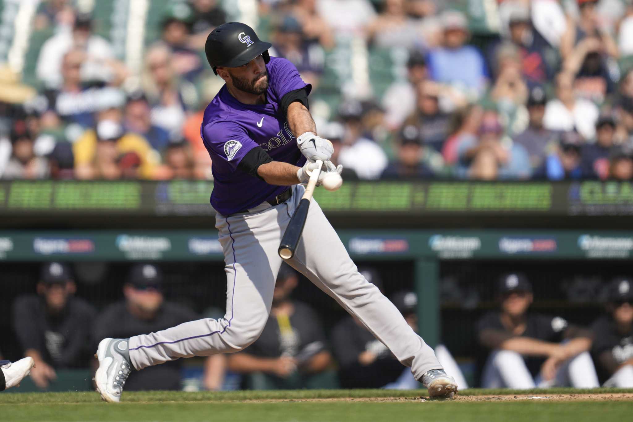 Rockies beat Tigers on Jacob Stallings' RBI double in the ninth