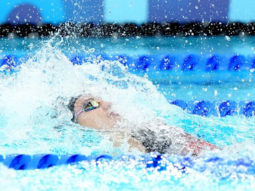 Canadian Kylie Masse finished 4th in the women’s 100-metre backstroke final