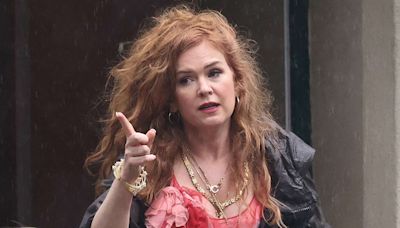 Isla Fisher Seen on Set of New “Bridget Jones” Movie in London Following Split from Sacha Baron Cohen