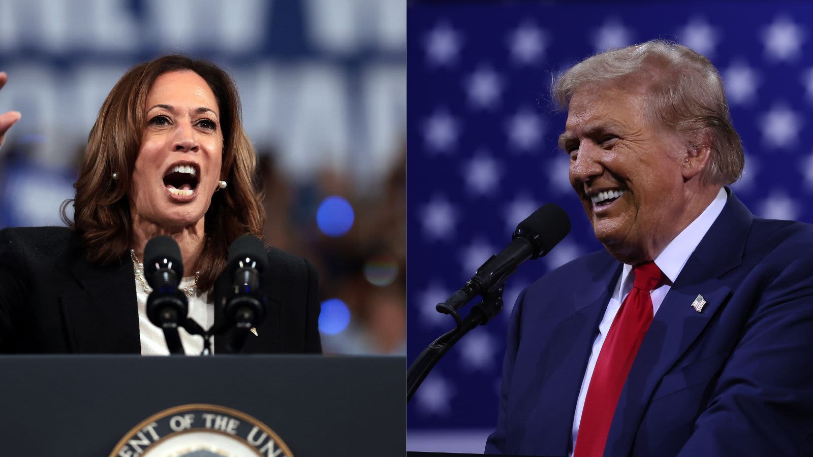 Kamala Harris hits record polling lead over Donald Trump