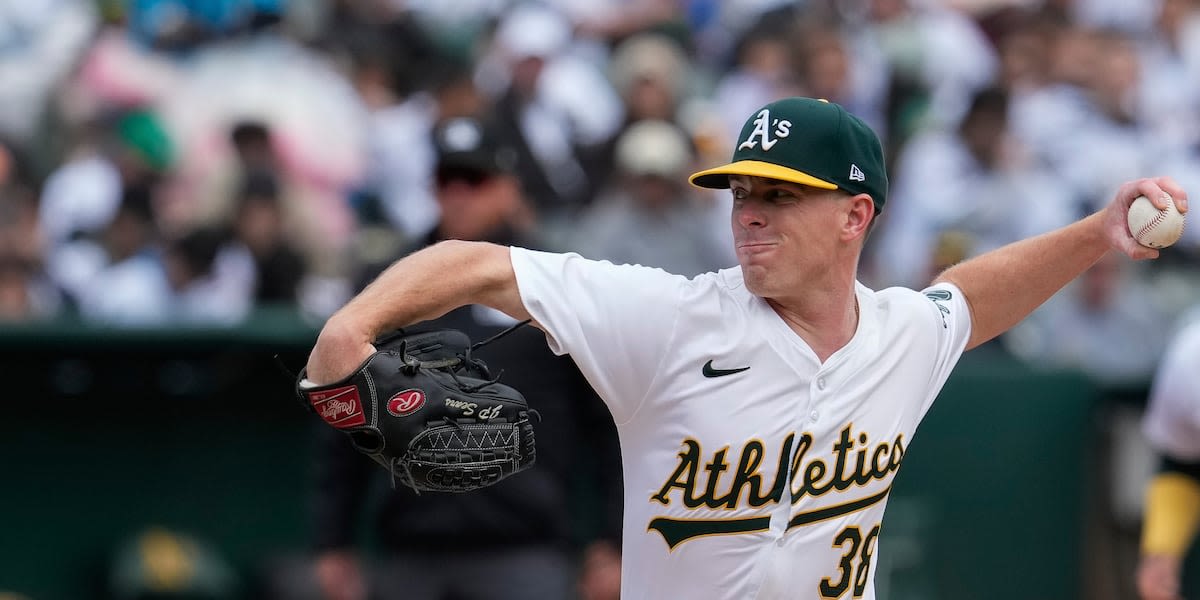 JP Sears throws 6 strong innings to help Athletics snap skid against Astros with 3-1 win