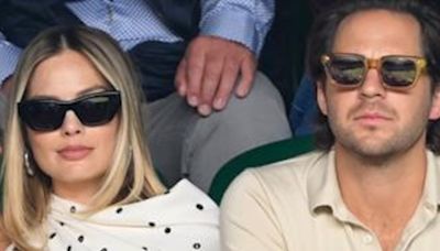 Pregnant Margot Robbie and Husband Tom Ackerley Pack on the PDA at Wimbledon 2024 - E! Online