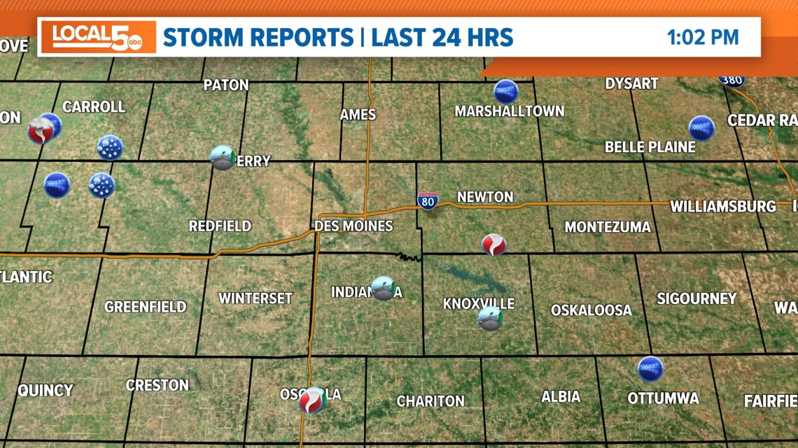 National Weather Service confirms 2 tornadoes touched down during Monday storms