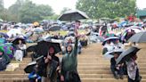 London soaked by nearly a month of rainfall in a week