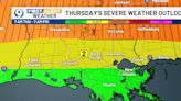 Scorching heat, upgraded storm threat, and more rain next week