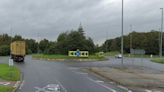 Emergency services called to A140 after crash on busy roundabout