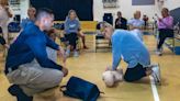 Palm Beach Day Academy parents get free CPR training taught by firefighters