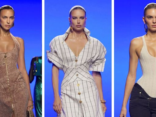 Adriana Lima Returns to the Runway With Kendall Jenner, Irina Shayk and More for Schiaparelli’s Paris Fashion Week Spring 2025 Show