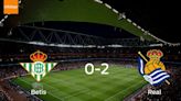 Real Sociedad se lleva tres puntos a casa tras ganar 2-0 a Real Betis