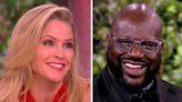 Sara Haines couldn't stop flirting with Shaquille O'Neal on 'The View': "You almost got me in trouble"