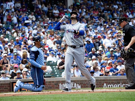 Martinez hits a 3-run homer as the Mets rough up Imanaga while routing the Cubs 11-1