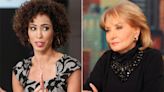 Sage Steele claims The View co-host Barbara Walters 'elbowed' and 'pushed' her backstage