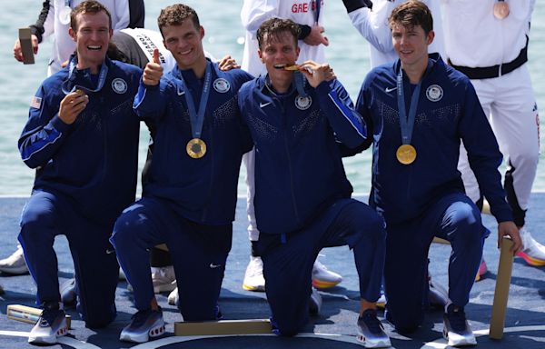 Team USA wins first rowing gold in men's four since 1960