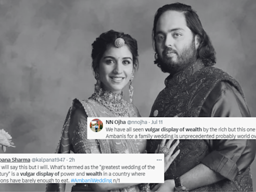 ‘Vulgar Display Of Wealth’ Radhika-Anant Ambani Wedding Has Left Netizens With A Bad Taste