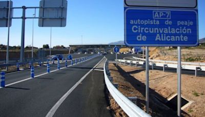 Alicante pedirá a Google Maps que marque la AP-7 como ruta preferente tras su liberalización