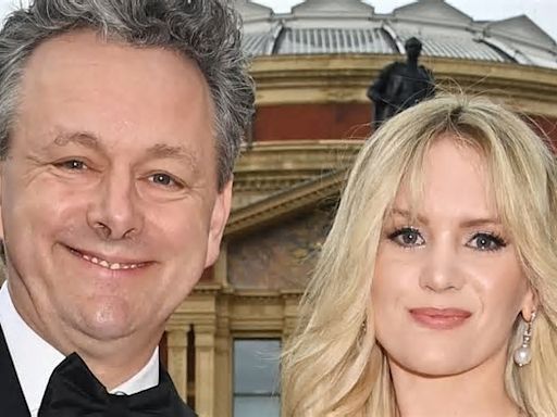 Olivier Awards 2024: Michael Sheen, 55, looks suave as he cosies up to his glamorous wife Anna Lundberg, 30, ahead of presenting an award