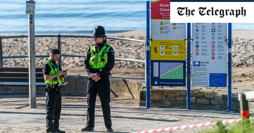 Woman dies after two stabbed on Bournemouth beach