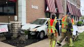 Car crashes into local Roosters during lunch; police, medics on scene