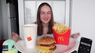 Competitive Eater Devours 'Adult Happy Meal' in Under 1 Minute
