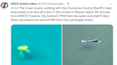 Coast Guard responds to plane crash near Beaver Island