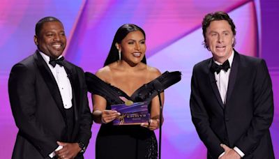 TV doctors Mindy Kaling, Zach Braff, and Mekhi Phifer unite to present at 2024 Emmys