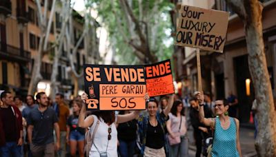 Thousands protest in Spain's Mallorca against mass tourism