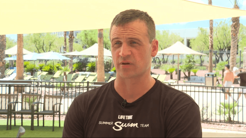 Olympian Ryan Lochte inspires future swimming champions