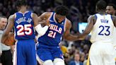 76ers' Joel Embiid leaves game with new knee injury, will get MRI