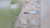 Sisters horrified after father's grave was vandalized and ashes dumped