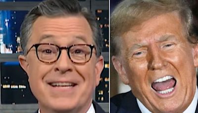 ‘It Got Weird’: Stephen Colbert Spots Moment Trump Tried ‘Something New’ At Rally