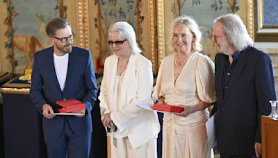 ABBA get a prestigious Swedish knighthood for their pop career that started at Eurovision