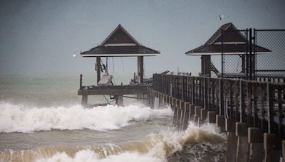 How did Tropical Storm Debby affect Naples, Fort Myers, Southwest Florida area?