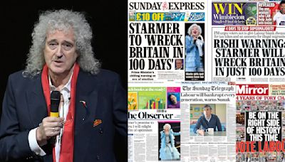 Queen's Brian May implores the UK to vote for change