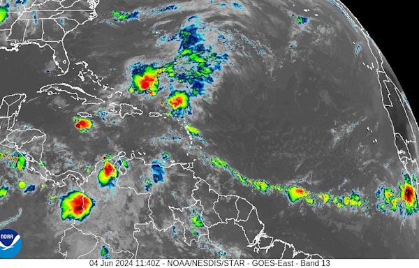 National Hurricane Center monitoring 5 tropical waves, as system brings rain in Caribbean